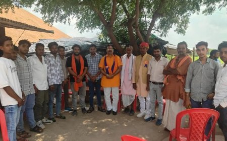 अपना दल (एस) के राष्ट्रीय महासचिव आर. बी. सिंह पटेल ने चंदला विधानसभा के बसराही में कार्यकर्ता बैठक को किया संबोधित, उठाया ओबीसी के लिए 27 फीसदी आरक्षण का मुद्दा