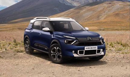 सिट्रोएन Aircross फेसलिफ्ट का टेस्टिंग मॉडल सड़कों पर, त्योहारों में होगी लॉन्च