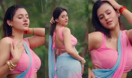 भीगी साड़ी में अंजलि अरोड़ा का जान्हवी स्टाइल डांस, ट्रोल्स को मिला करारा जवाब