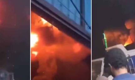 यमन में इजरायली नौसेना का बड़ा हमला, आग और धुएं से घिरा इलाका