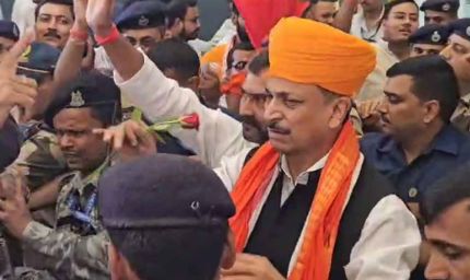 बिहार में राजीव प्रताप रूडी का भव्य स्वागत, समर्थकों ने दिखाया उत्साह