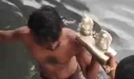 इंदौर में मंदिर से मूर्तियाँ उखाड़कर कान्ह नदी में फेंकी, हिंदू संगठनों में उबाल