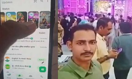 गाजियाबाद मंदिर विवाद: तस्वीर में ‘अल्लाह’ लिखने पर UP पुलिसकर्मी पर कार्रवाई