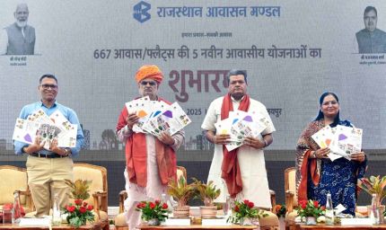 667 नए आवासों से खुले बेहतर जीवन के द्वार: नगरीय विकास मंत्री ने की राजस्थान आवासन मण्डल की 5 नवीन आवासीय योजनाओं की शुरुआत