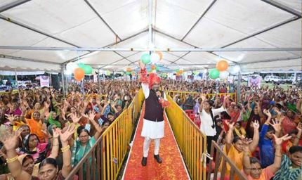 नरेला रक्षाबंधन उत्सव: मंत्री सारंग को रिकॉर्ड 1 लाख 84 हज़ार 632 बहनों ने बांधे रक्षा-सूत्र