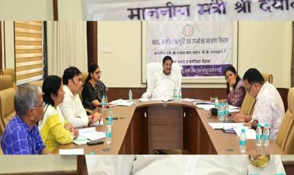 रायपुर : खाद्य मंत्री श्री दयालदास बघेल ने ली विभागीय समीक्षा बैठक