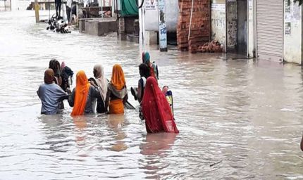 राजस्थान में मूसलाधार बारिश से हाहाकार, कई इलाके टापू बने