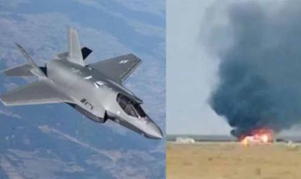 अलास्का में हादसा: अमेरिकी F-35 फाइटर जेट धुएं में तब्दील, जोरदार क्रैश