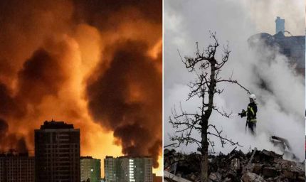 रूस का बड़ा हमला: यूक्रेन पर 629 मिसाइलें और ड्रोन दागे, 14 की मौत