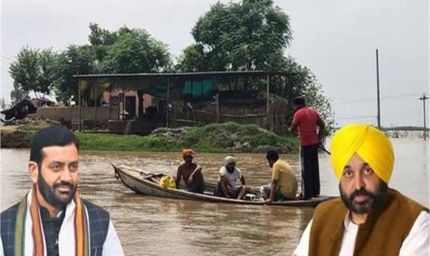 नायब सैनी ने पंजाब बाढ़ पर CM भगवंत मान को लिखा पत्र, मदद का दिया आश्वासन