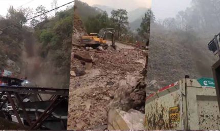 चमोली में बादल फटने से केदारघाटी का पुल बहा, रुद्रप्रयाग में अलकनंदा खतरे के निशान से ऊपर