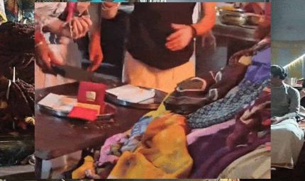 दादा धूनीवाले दरबार में हवन: 20 तोला सोना-चांदी, 200 साड़ियां और 11 हजार लड्डू भेंट