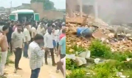 लखनऊ में पटाखा फैक्टरी में विस्फोट: 7 की मौत, 5 घायल, मचा हड़कंप