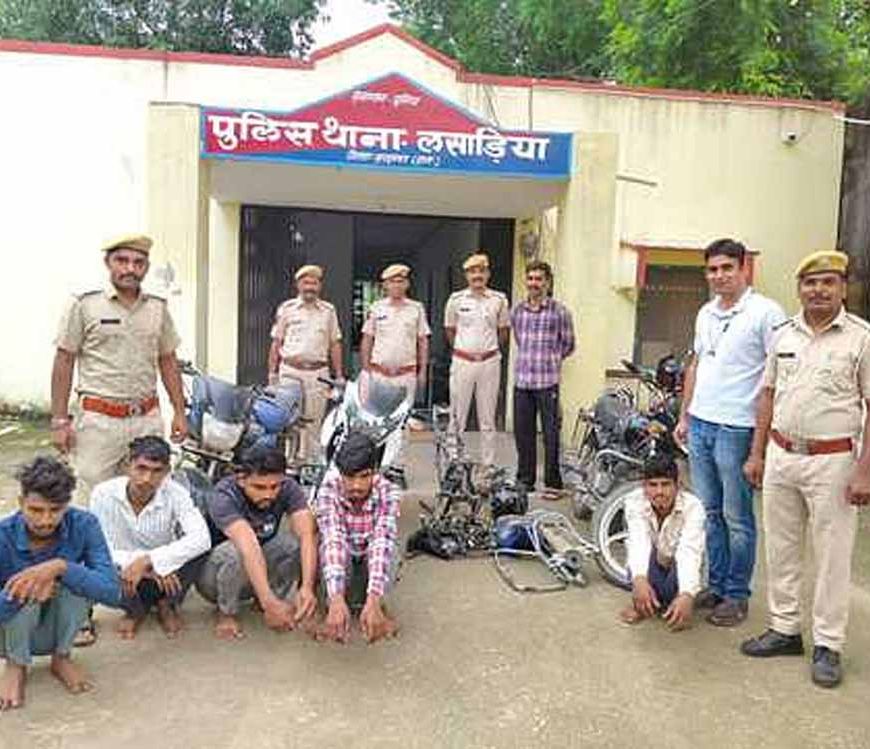 लसाड़िया पुलिस की कार्रवाई: बाइक चोर गिरोह का भंडाफोड़, नाबालिग निकला मास्टर माइंड