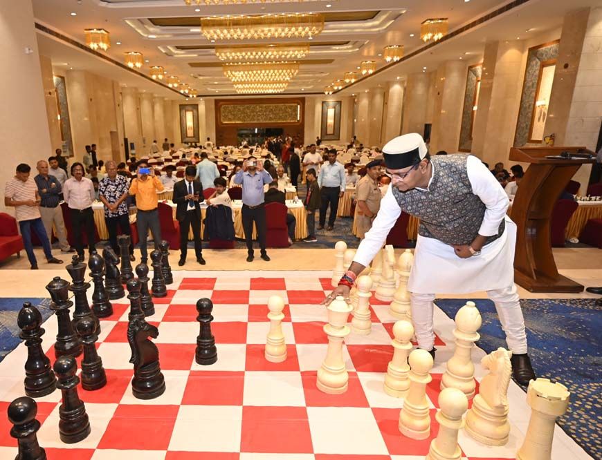 खेल मंत्री सारंग ने किया राज्य सीनियर फिडे रेटेड चेस चैंपियनशिप का शुभारंभ