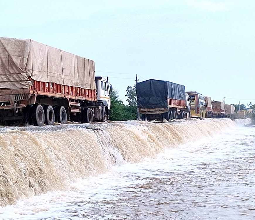 राजस्थान में भारी बारिश का कहर, नागौर में तीसरी बार बंद हुआ नेशनल हाईवे