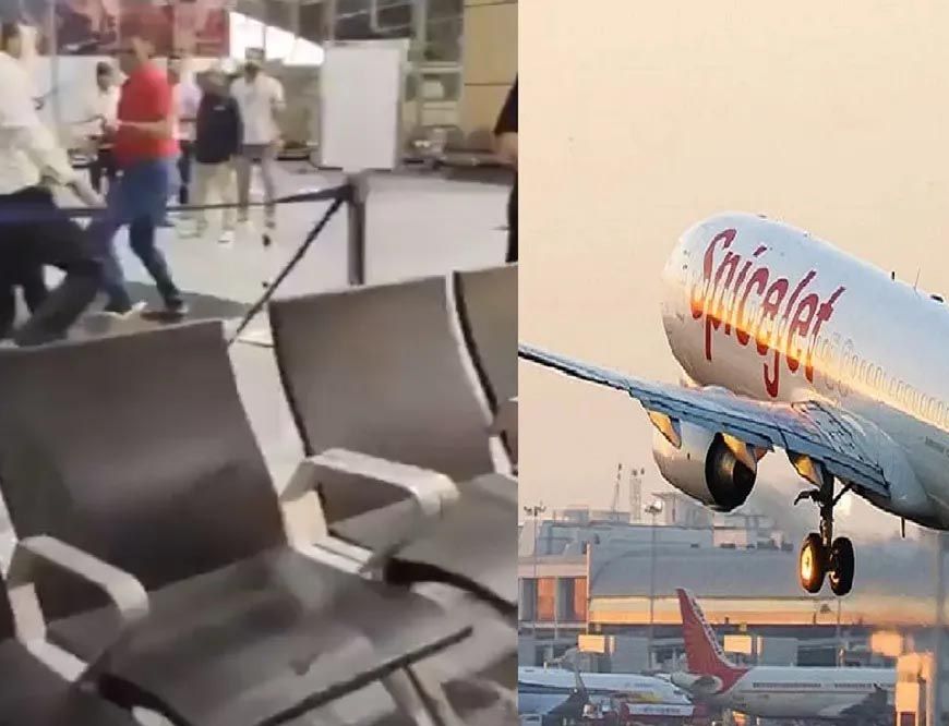 स्पाइसजेट के चार कर्मचारियों पर यात्री का बर्बर हमला, एक की रीढ़ की हड्डी टूटी: एयरलाइन का दावा