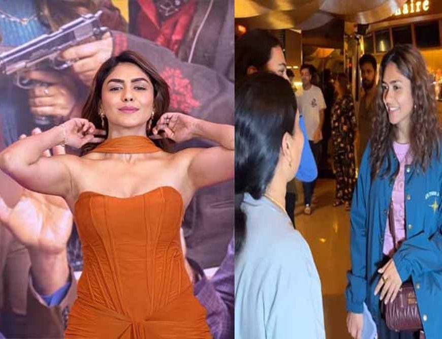 मृणाल ठाकुर ने दर्शकों संग देखी ‘सन ऑफ सरदार 2’, ‘पहला तू दूजा तू’ गाने का किया हुक स्टेप