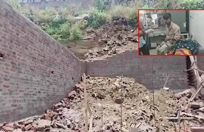 भारजा गांव में दर्दनाक हादसा: निर्माणाधीन मकान की दीवार गिरने से तीन मजदूरों की मौत, पांच घायल