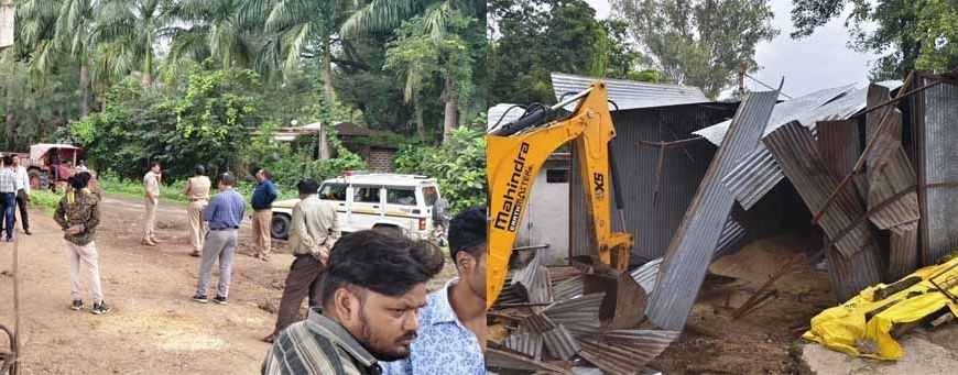 इस्‍लाम कबूलने से इनकार पर हत्या: रईस खान के अवैध निर्माण पर प्रशासन का बुलडोजर