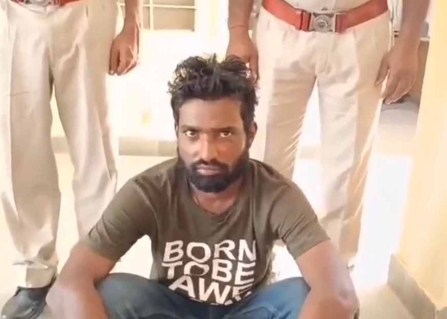धारदार हथियार के साथ घूम रहा अपराधी गिरफ्तार, एनईबी थाना पुलिस की बड़ी कार्रवाई