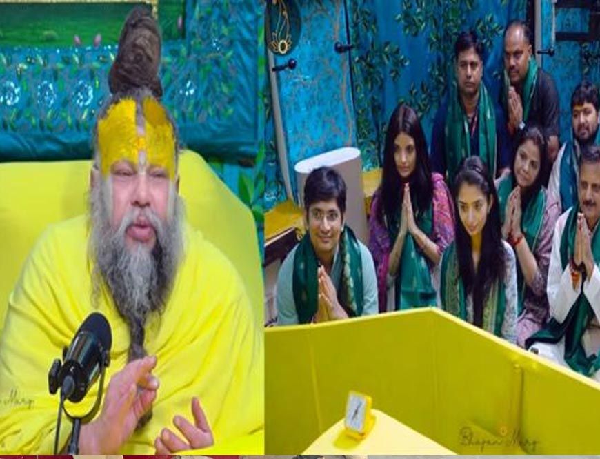 उप मुख्यमंत्री शुक्ल ने वृंदावन में हित प्रेमानंद गोविंद शरण से की सौजन्य भेंट