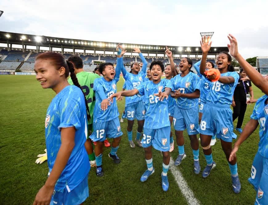 भारतीय महिला फुटबॉल टीम 20 साल बाद एशियाई कप के लिए क्वालीफाई, AIFF ने किया इनाम घोषित