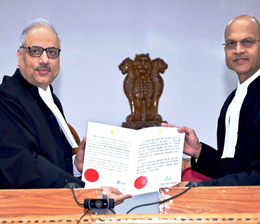 रायपुर : न्यायमूर्ति श्री रविन्द्र कुमार अग्रवाल होंगे छत्तीसगढ़ उच्च न्यायालय के स्थायी न्यायाधीश