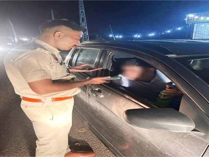 रेवाड़ी पुलिस की कार्रवाई: ड्रंक एंड ड्राइव पर 32 चालकों के चालान