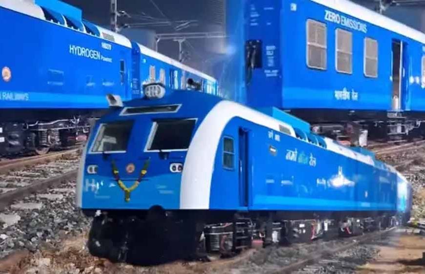 हाइड्रोजन ट्रेन का सपना साकार: चेन्नई में तैयार ‘नमो ग्रीन रेल’ का पहला रैक