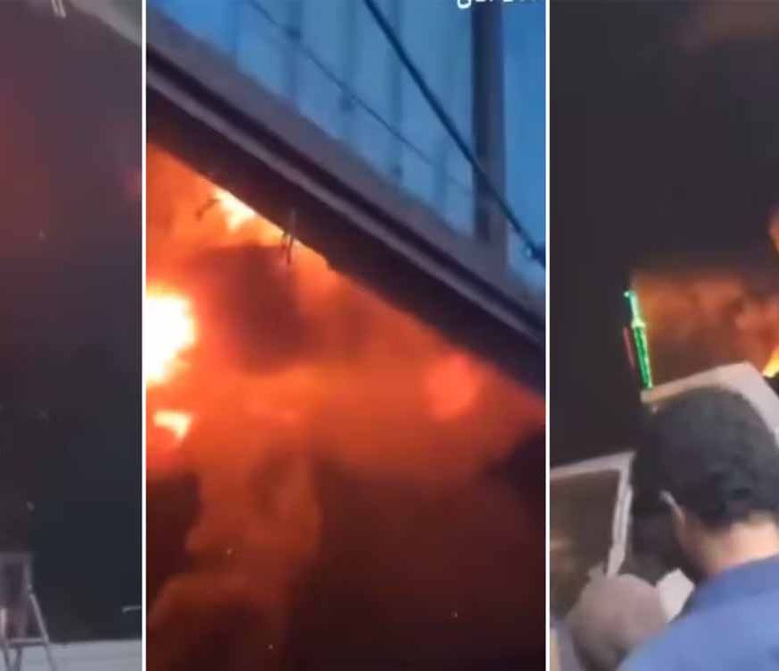 यमन में इजरायली नौसेना का बड़ा हमला, आग और धुएं से घिरा इलाका