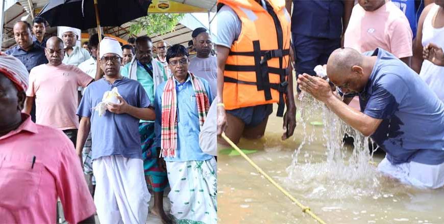 मुख्यमंत्री हेमंत सोरेन ने रजरप्पा में विसर्जित की गुरुजी की अस्थियां