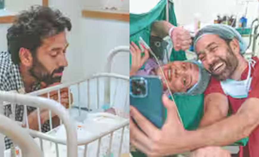 42 की उम्र में दोबारा पिता बने नकुल मेहता, बेटी की पहली झलक दिखाई अस्पताल से