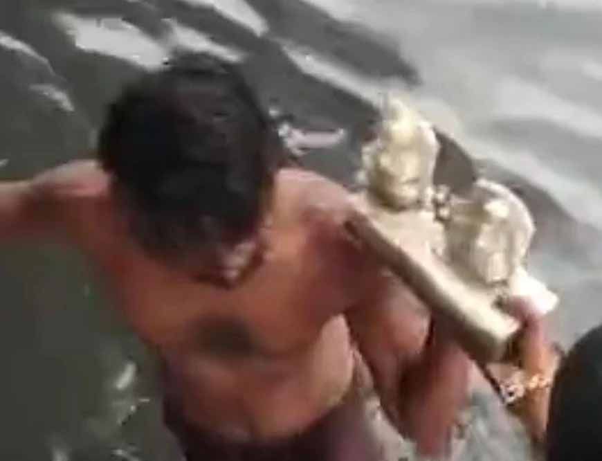 इंदौर में मंदिर से मूर्तियाँ उखाड़कर कान्ह नदी में फेंकी, हिंदू संगठनों में उबाल