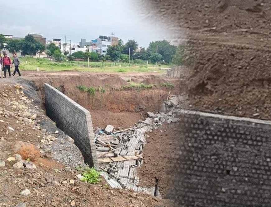 इंदौर में बारिश से त्रासदी, दीवार गिरने से 3 लोगों की मौत