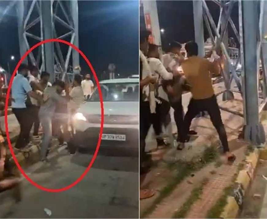 श्रीनगर में दबंग टोल कर्मियों ने सेना के जवान को खंभे से बांधकर पीटा