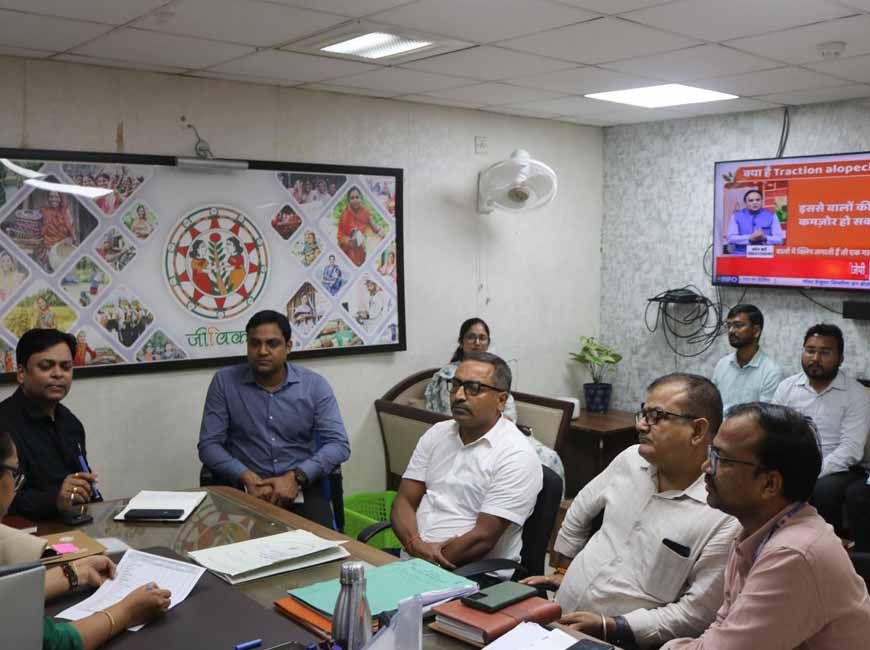 MGNREGA एवं जीविका दीदी हाट कन्वर्जेन्स विषय पर बैठक आयोजित