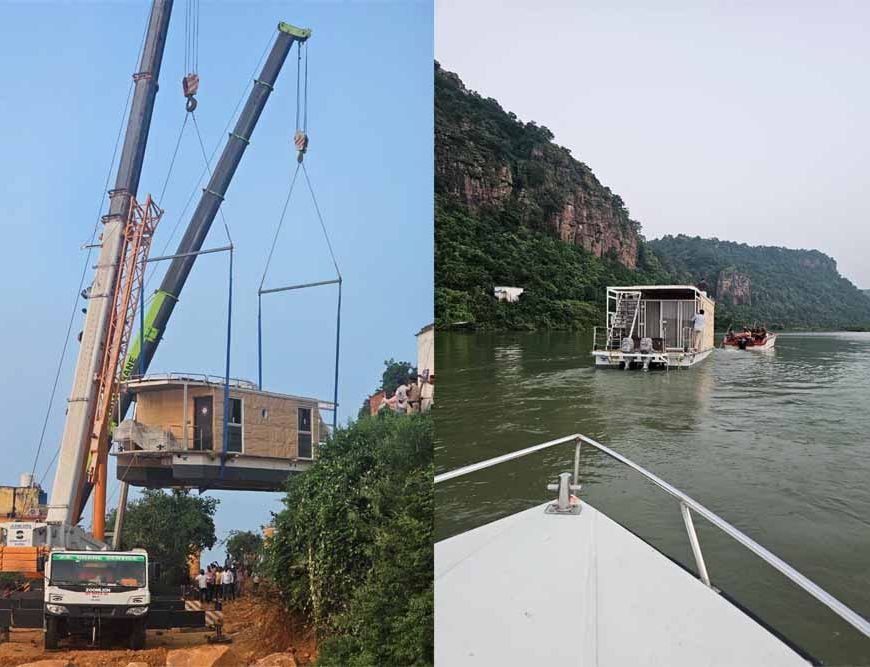 करमचट डैम में पहली बार शुरू हुई ‘हाउसबोट’ सुविधा