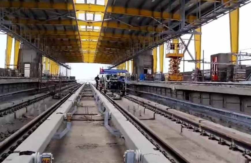 इंदौर मेट्रो प्रोजेक्ट: अफसरों ने ट्रैक का ट्रॉली रन किया, MD बोले- वर्षाकाल में काम जारी रहेगा