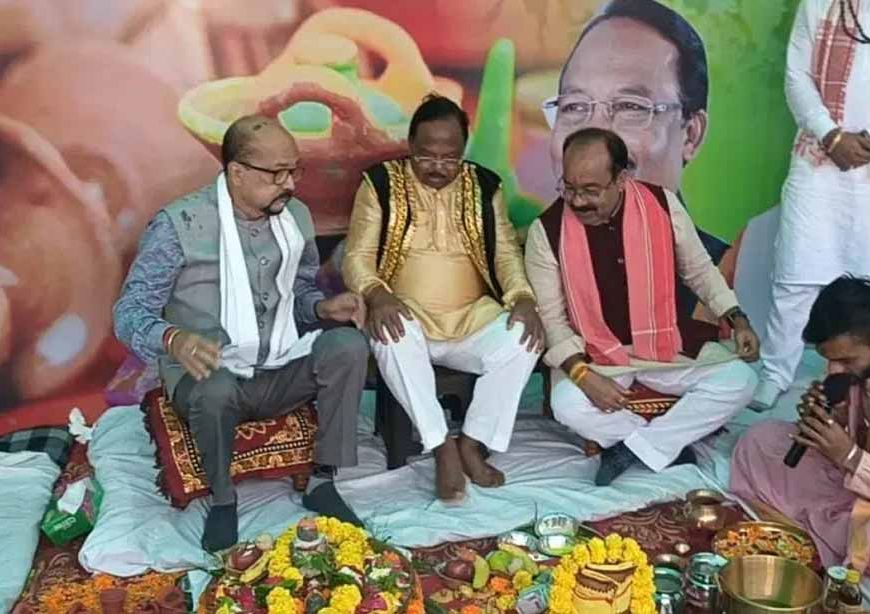 कृषि मंत्री निवास में पोरा तिहार का जलवा, राज्यपाल से लेकर आमजन तक ने जमकर उठाया आनंद