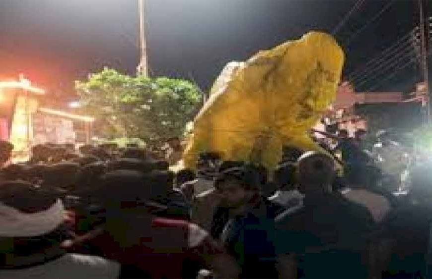 बुरहानपुर हादसा: गणेश प्रतिमा गिरने से युवक की मौत, परिवार ने मांगा 1 करोड़ का मुआवजा