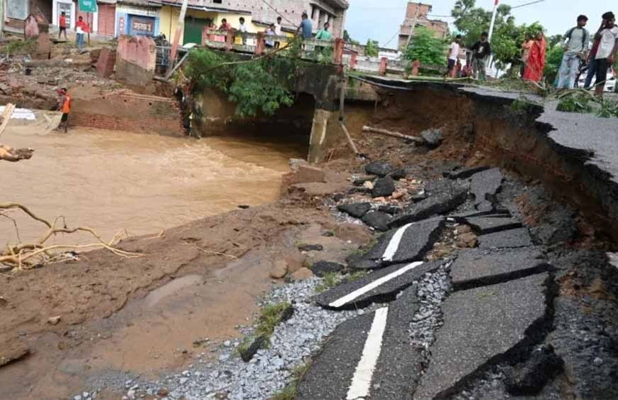 बोधगया में बाढ़ का पानी घटा, लेकिन लोग अभी भी कठिन जीवन जीने को मजबूर