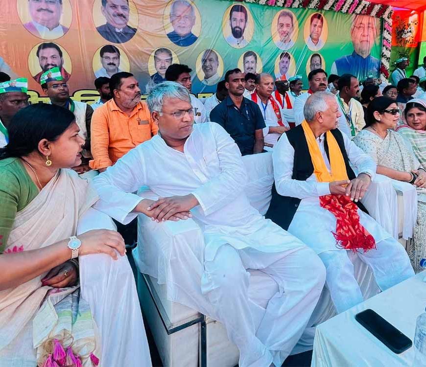 मधुबनी में गरजे JDU के राष्ट्रीय महासचिव कहा, NDA की आंधी में विपक्ष होगा चित