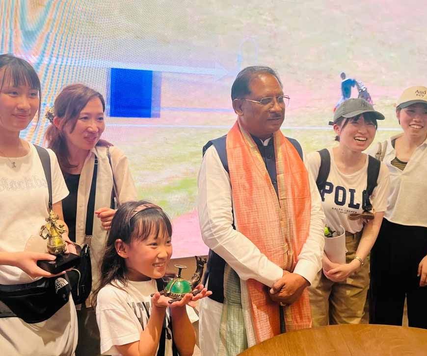 रायपुर : CM साय पहुँचे छत्तीसगढ़ पैवेलियन : वर्ल्ड एक्सपो 2025 में दिखी प्रदेश की संस्कृति और समृद्धि की अद्भुत झलक