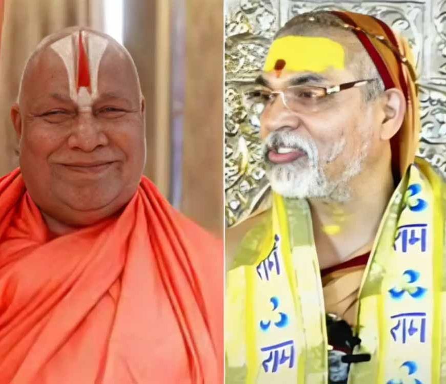 रामभद्राचार्य पर अविमुक्तेश्वरानंद का तीखा प्रहार – बोले, सुनाई भी नहीं दे रहा क्या?