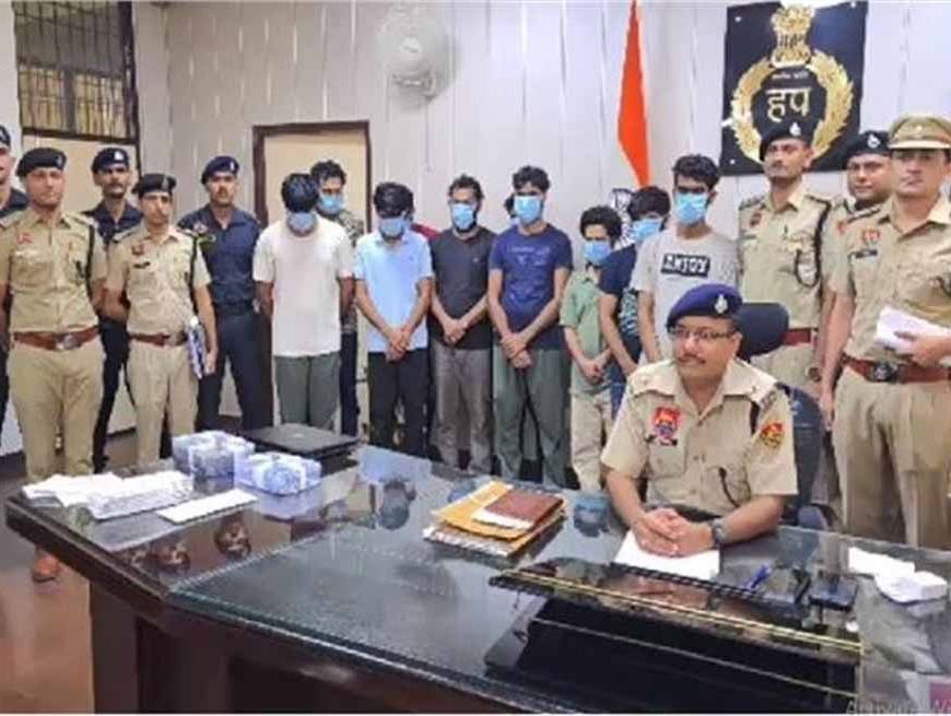 पलवल पुलिस का बड़ा एक्शन, नेपाल-बिहार बॉर्डर से 10 साइबर ठग गिरफ्तार