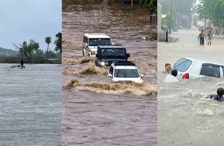 राजस्थान में बनास और सूकड़ी नदियों में बाढ़, 10 लोग डूबने की आशंका, रेस्क्यू जारी