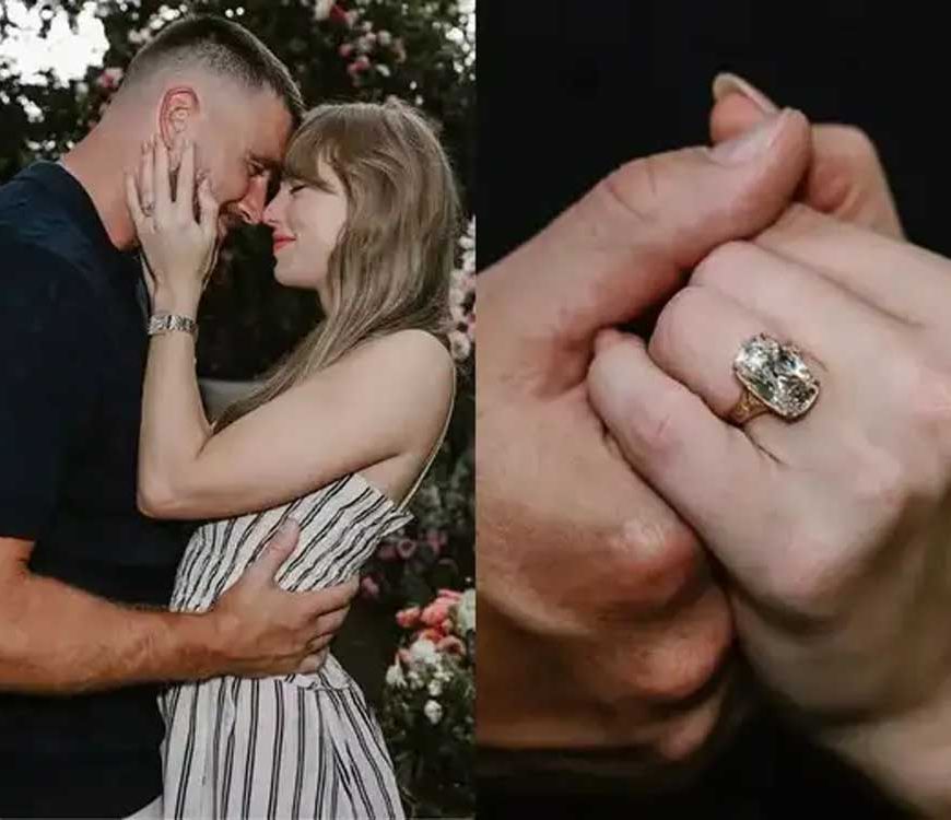 Travis Kelce ने पहनाई Taylor Swift को करोड़ों की रिंग, सोशल मीडिया पर चर्चा तेज