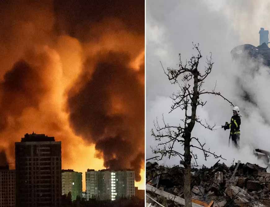 रूस का बड़ा हमला: यूक्रेन पर 629 मिसाइलें और ड्रोन दागे, 14 की मौत