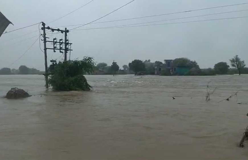 बाढ़ प्रभावित कोटा के गांवों में स्थिति सामान्य, जनप्रतिनिधियों ने सहायता में देरी की ओर इशारा किया